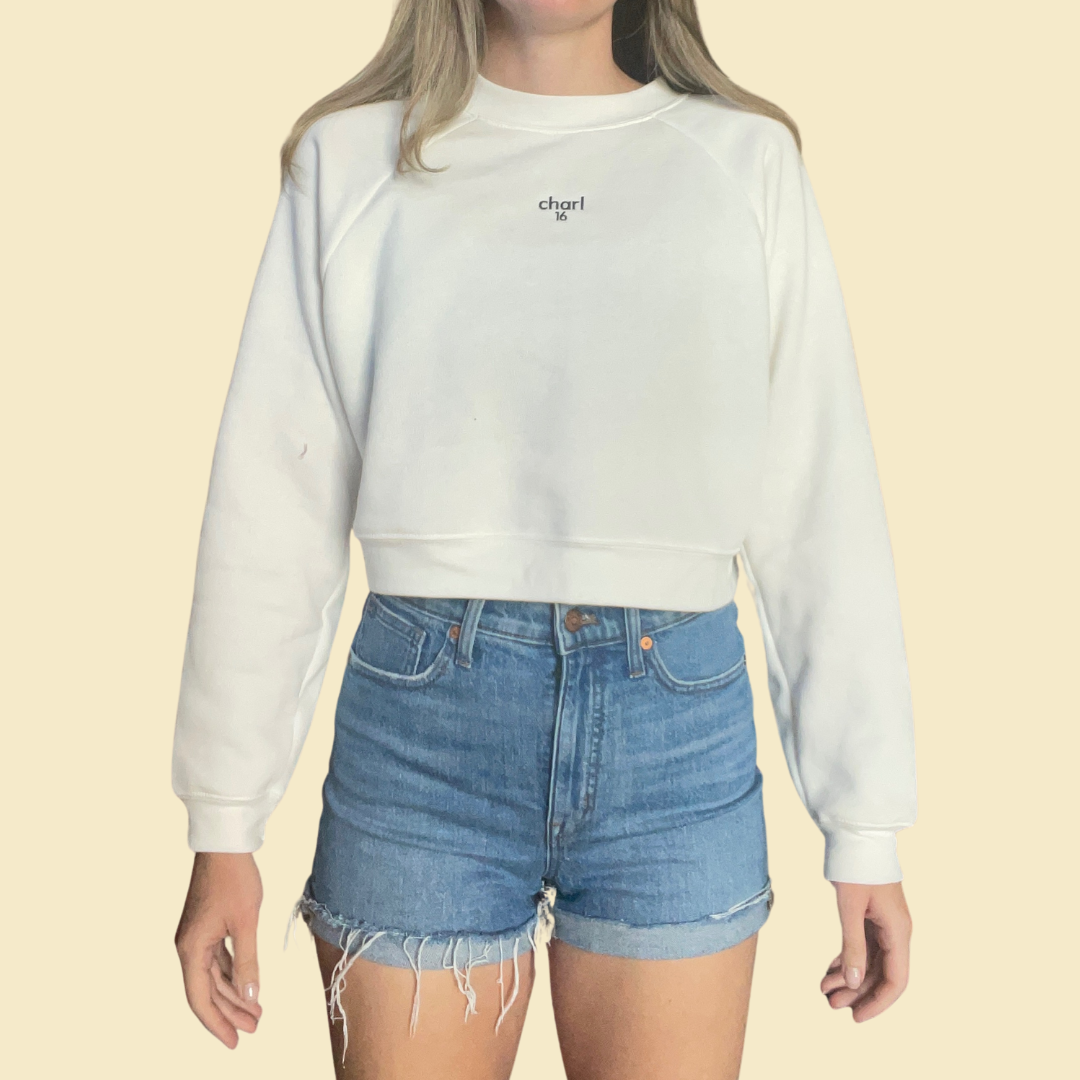 Charl Crop Style Sweatshirt