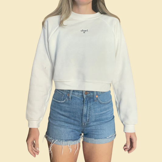 Charl Crop Style Sweatshirt